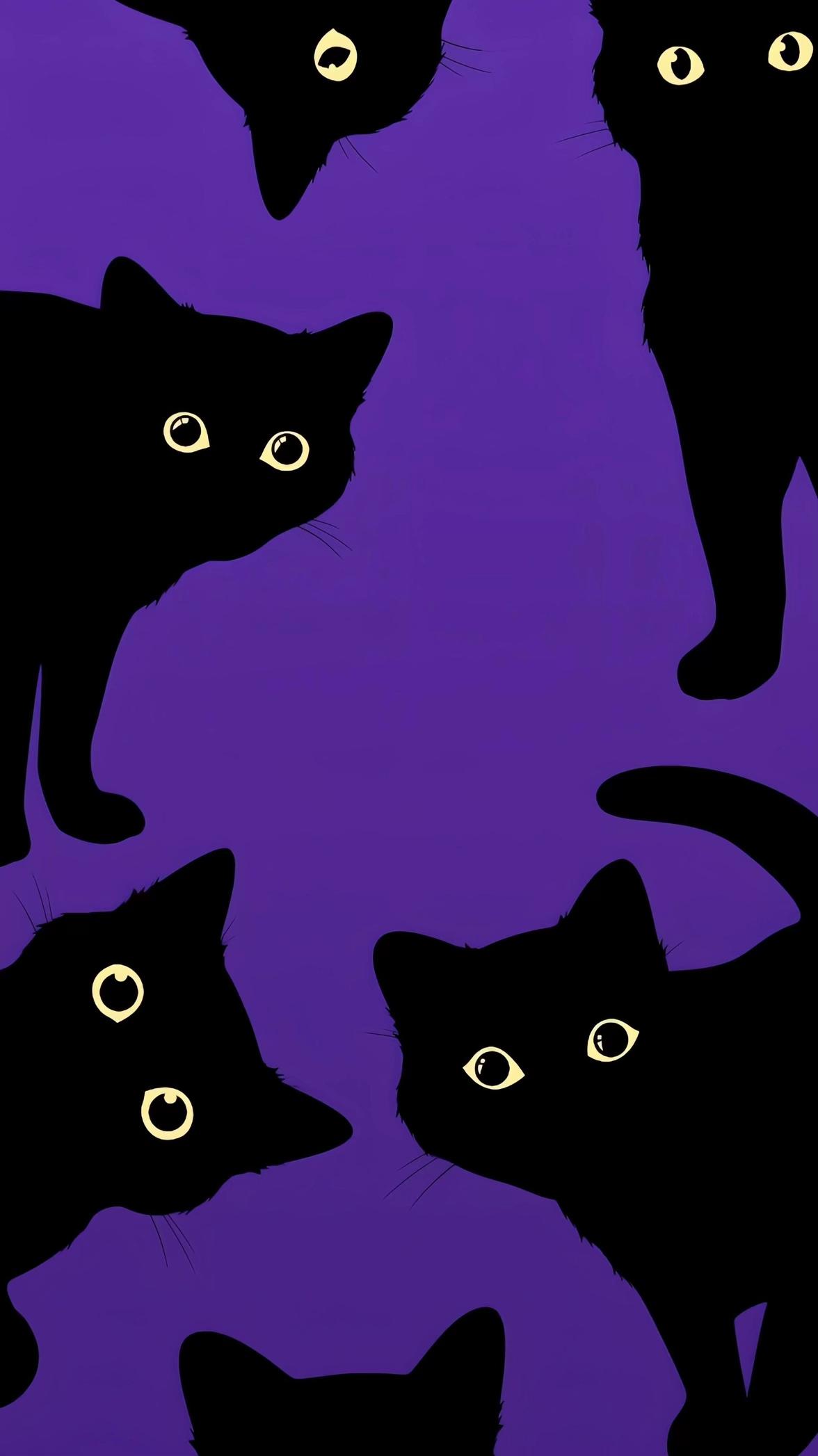 Moon & Cat Aesthetic Wallpapers wallpaper 28